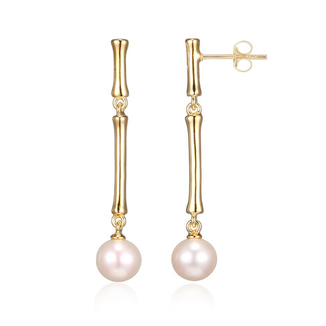 Zilveren oorbellen met zoetwater kweekparels