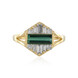 Benedito Green Tourmaline Silver Ring