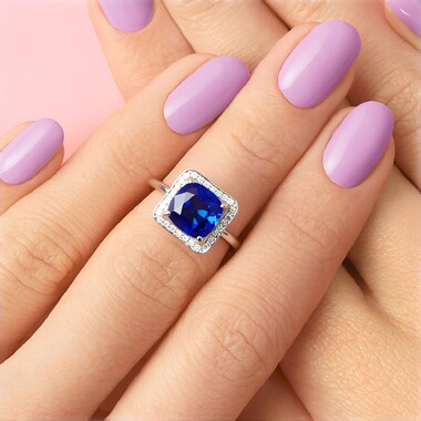 AAA-Tansanit-Goldring (AMAYANI)