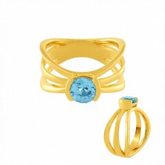 Zilveren ring met een Ratanakiri zirkoon