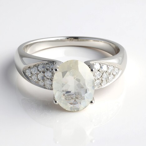 Anello in argento con Ortoclasio