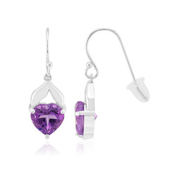 Amethyst-Silberohrringe