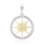 Ciondolo in argento con Diamante I1 (G) (Annette)