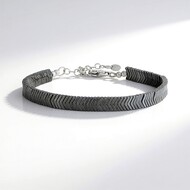 Bracciale in argento con Ematite Nera