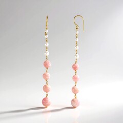 Orecchini in argento con Opale Rosa (de Melo Essence)