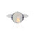 Bague en argent et Opale Welo