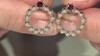Pendientes en plata con Espinela roja noble
