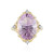 Rose de France Amethyst Silver Ring