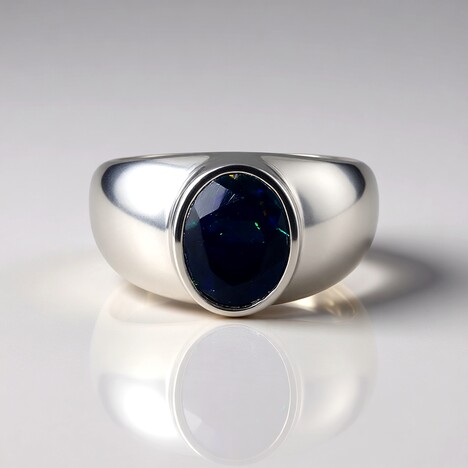 Anello in argento con Opale Mezezo (de Melo Essence)
