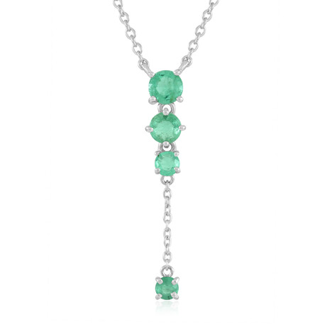 Collar en plata con Esmeralda de Colombia (de Melo Essence)