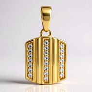 Colgante en plata con Diamante I1 (G) (Annette)
