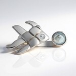 Anello in argento con Topazio Blu Cielo