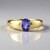 Anello in oro con Tanzanite