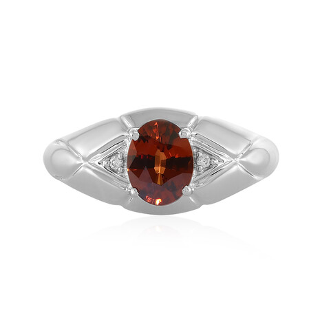 Anello in argento con Zircone Rosa