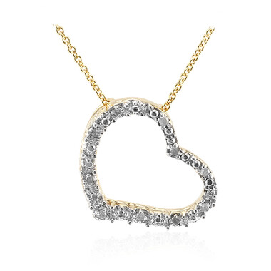 I2 (I) Diamant-Silberhalskette