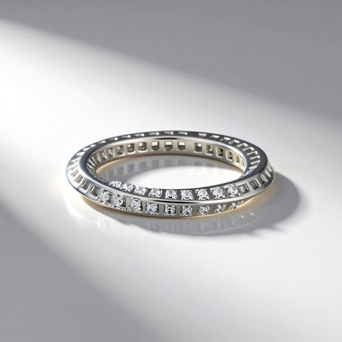 Bague en argent et Zircon (MONOSONO COLLECTION)