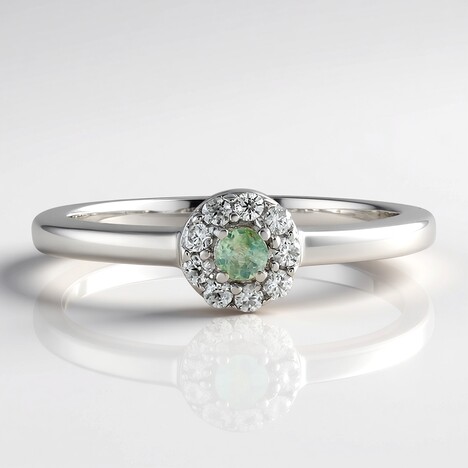 Bague en argent et Alexandrite