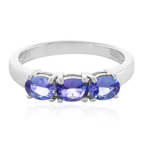 Anello in argento con Tanzanite