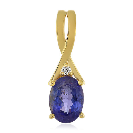 Pendentif en argent et Tanzanite