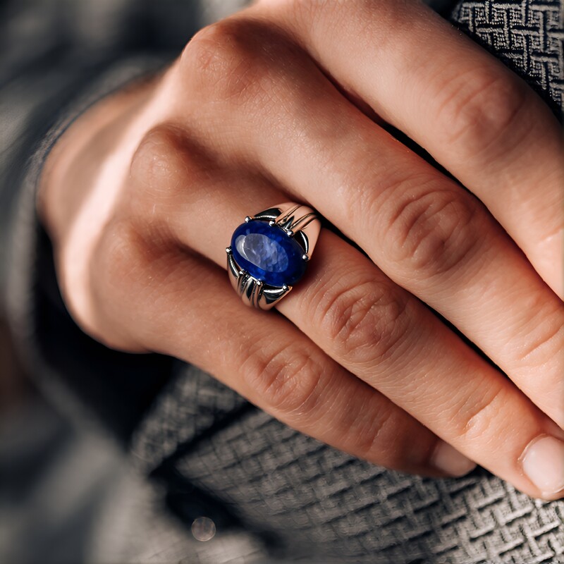 Sodalite Silver Ring
