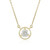 9K I3 (H) Diamond Gold Necklace