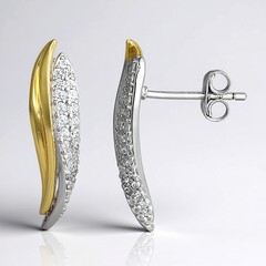 Orecchini in argento con Zircone