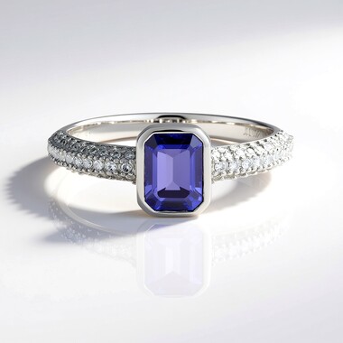 Anello in argento con Tanzanite (de Melo Essence)