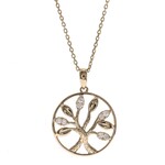 Gouden halsketting met I1 (H) Diamanten (CIRARI)