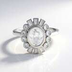 Anello in argento con Zircone (Adela Silber)