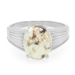 Magnesite Silver Ring