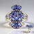 Anello in argento con Tanzanite
