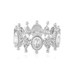 Weißer Topas-Silberring (Dallas Prince Designs)