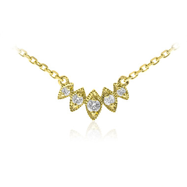 Collana in oro con Diamante SI2 (H) (CIRARI)