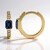 Orecchini in oro con Zaffiro Ceylon Blu