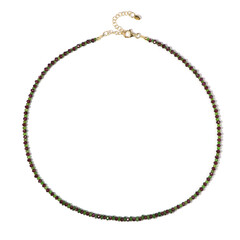 Collar en plata con Diópsido de Rusia