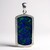 Ciondolo in argento con Malachite Azzurrite