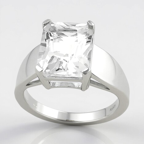 Bague en argent et Danburite