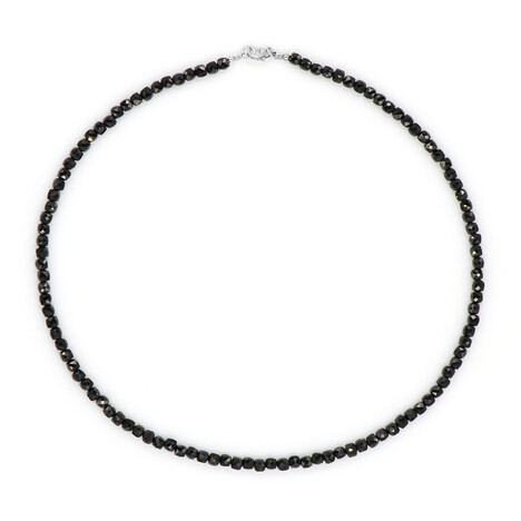 Collana in argento con Spinello Nero