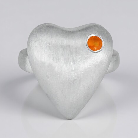 Bague en argent et Cornaline