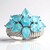 Anello in argento con Apatite Blu (de Melo Essence)
