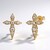Orecchini in oro con Diamante I1 (H) (CIRARI)