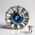 Anello in argento con Topazio Blu Svizzero (Remy Rotenier)