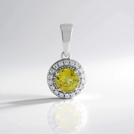 Ciondolo in argento con Sfene