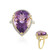 Amethyst-Silberring