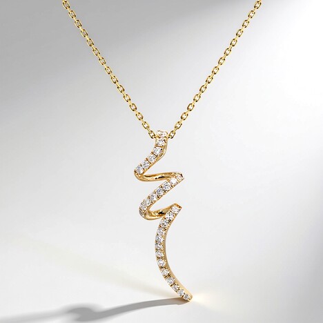 Collana in oro con Diamante I1 (H) (CIRARI)