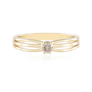 I2 Schokoladen-Brillant-Goldring (SUHANA)