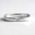 Bague en argent et Diamant bleu ciel I2 (de Melo)