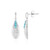 Boucles d'oreilles en argent et Turquoise Sleeping Beauty