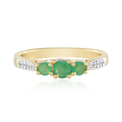 Anello in argento con Smeraldo Socoto