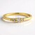 Bague en argent et Diamant champagne I2